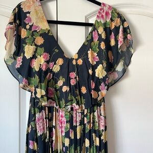 Novella Royale Black Primrose Floral Dress